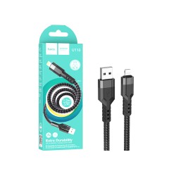 Hoco Cable U110 Lightning 2.4A 1.2m Black Hoco Cable U110 Lightning 2.4A 1.2m Black